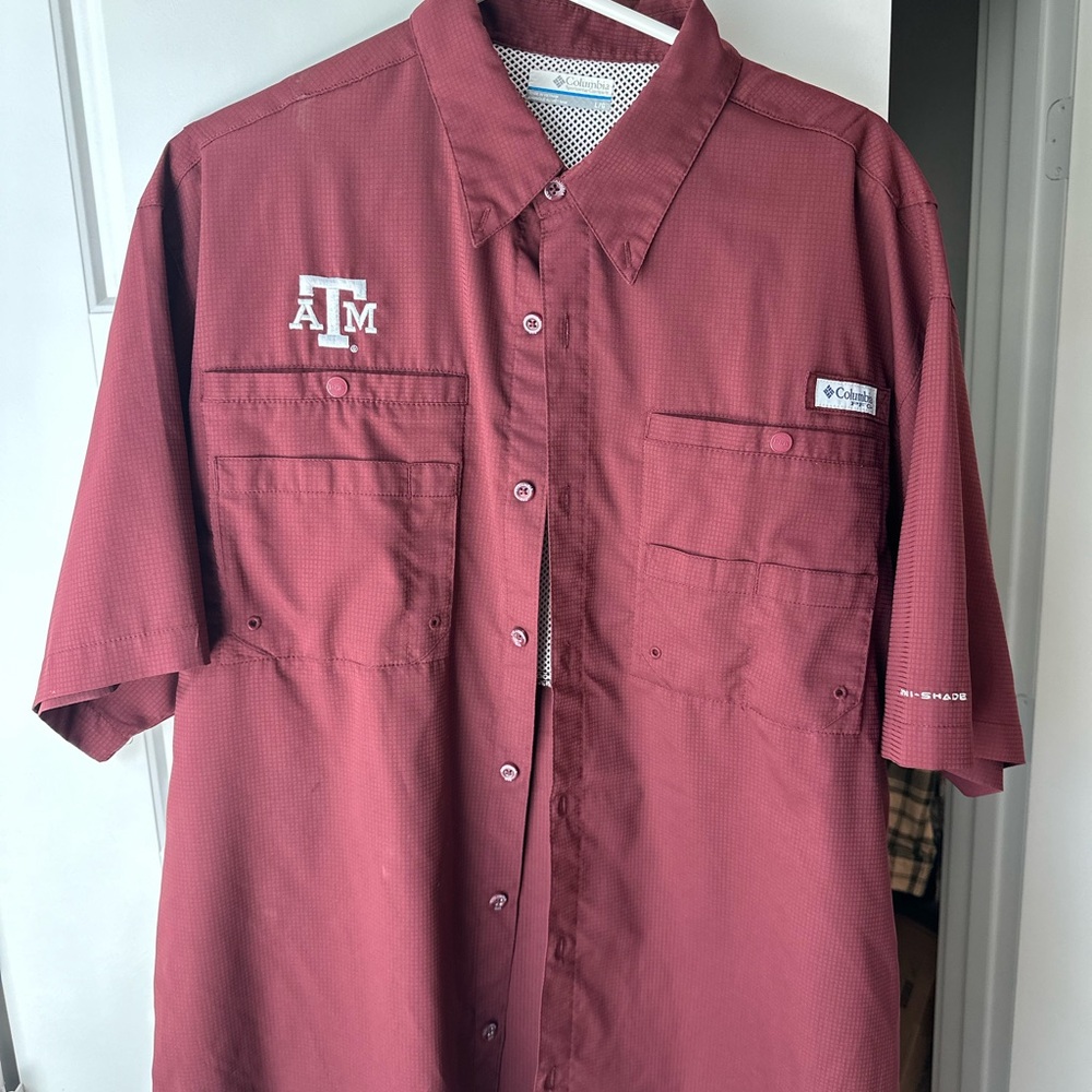 Texas A&M Columbia Maroon Men's Shirt